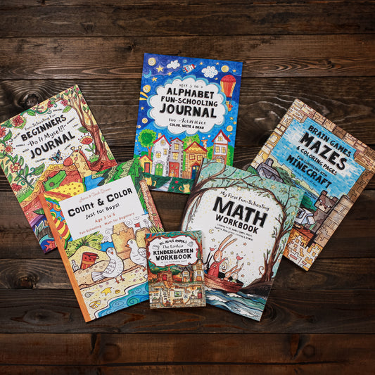 Kindergarten Boy's Discovery Curriculum - Numbers, Logic & Games